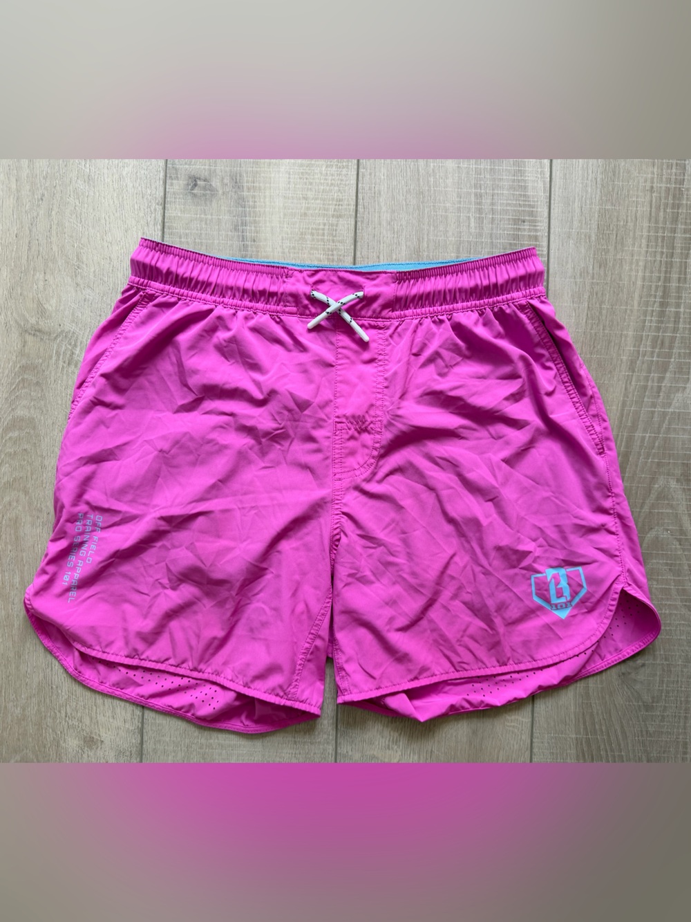 Baseball Lifestyle 101 Pro Series Shorts Size Medium Training Bright Boys